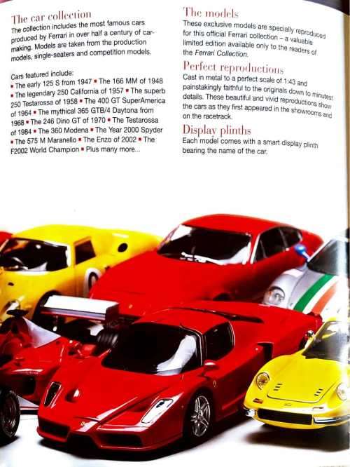 Farrari Collection Cars. Car number 11 in collection