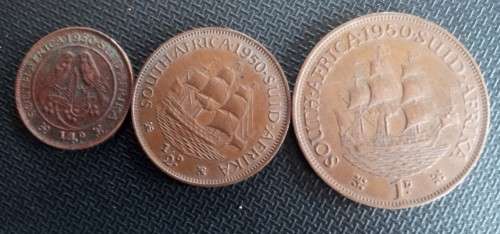 1950 SA Penny set