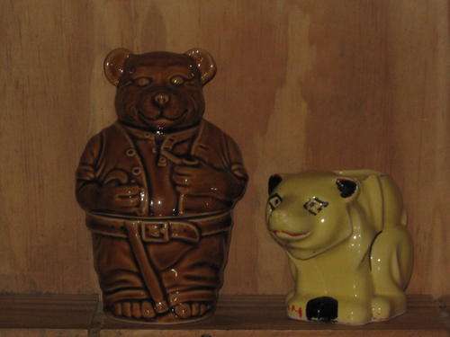 Bear Candy Jar and Bear Posy Vase
