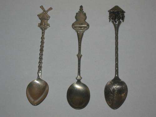 Three Novelty Teaspoons