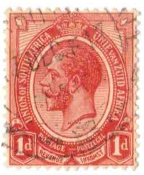 1913, King George V, "COILS", 1d , hinged, VFU