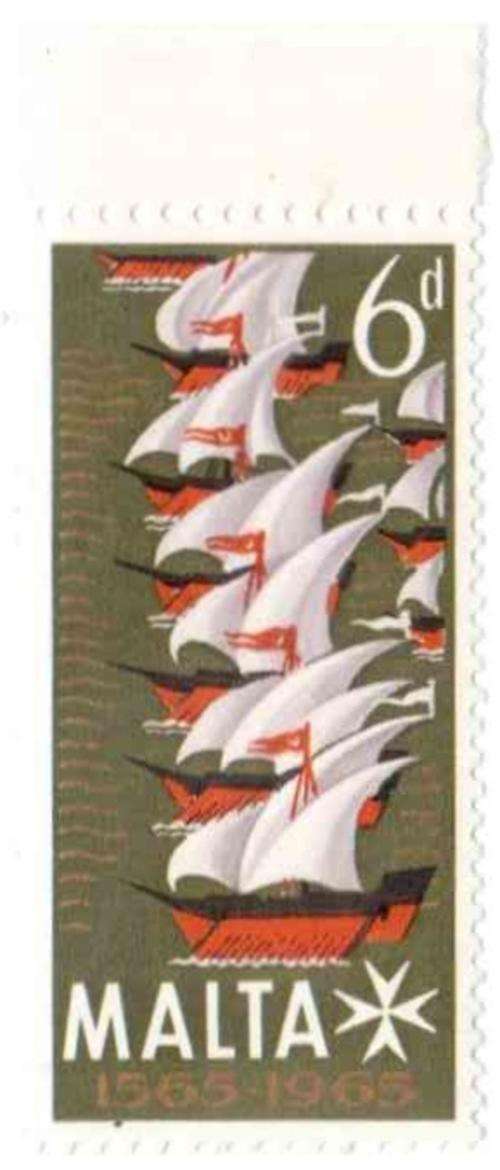 Malta, Unmounted Mint, 6d, very fine