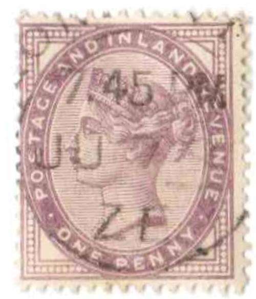 Britain, Queen Victoria, One Penny, H, FU