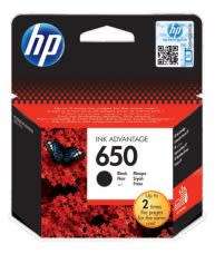 HP 650 BLACK INK CARTRIDGE - NEW