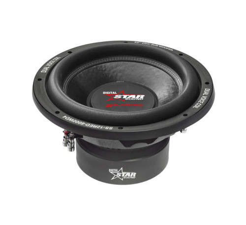 Starsound SSW-12RED-6000WD4 Red Series 12, 6000w DVC Subwoofer