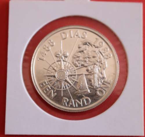 1988 Proof "DIAS" Silver One Rand - R1.00
