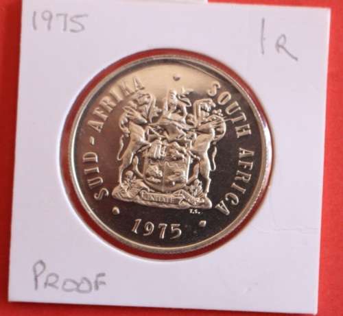 1975 Proof Silver One Rand -R1.00