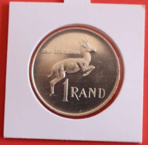 1975 Proof Silver One Rand -R1.00