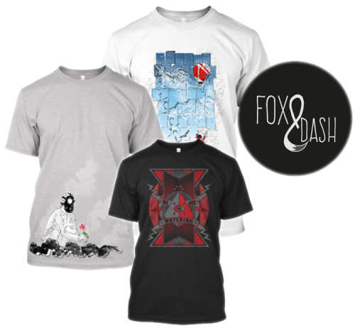 Free Shipping | Male Fox&Dash Novelty T-Shirts