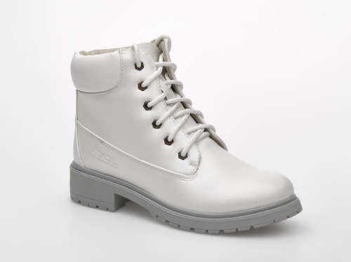 Ladies Awol White Cushioned Boots | (LCB305)