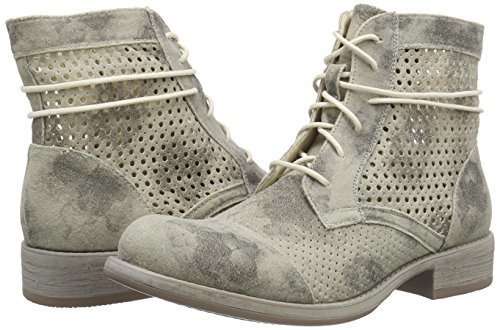 Rieker Ladies Perforated Distressed Ankle Boots
