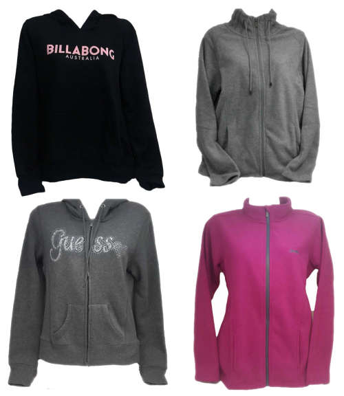 Jeep, Guess & Billabong Ladies' Hoodies & Jerseys