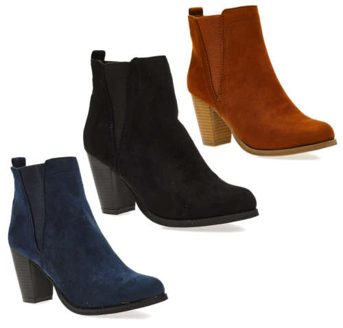 Ladies' Inhouse Double Gusset Short Boots  | 3 Colours (RZ236)