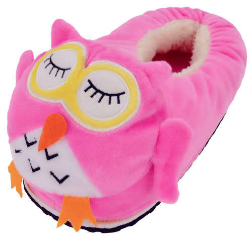 Owl Slippers | Pink, Blue, Black or Red