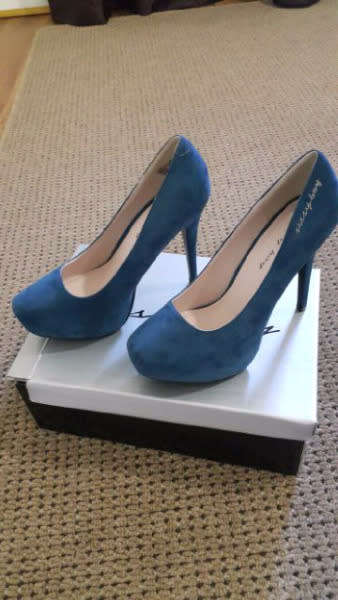 Sissy Boy Teal Heels