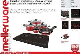 Mellerware Capri Double 3000W Induction Cooker Set