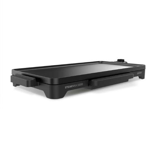 TAURUS GRILL NON-STICK COATED BLACK 47 X 29CM 2200W STEAKMAX 2200