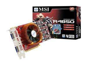 MSI R4850-2D1G OC Radeon HD 4850 1GB 256-bit DDR3 PCI Express 2.0 x16 HDCP Ready CrossFireX Support