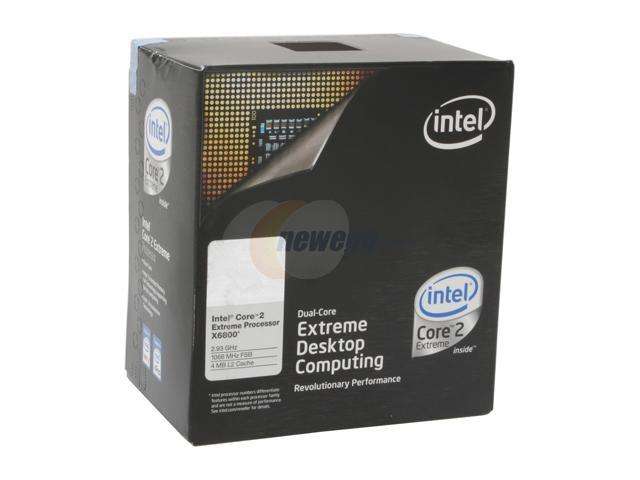 Intel Core2 Extreme Processor X6800 (4M Cache, 2.93 GHz, 1066 MHz FSB) Processor