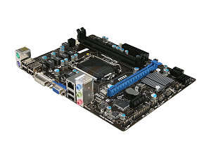 MSI H61M-P31 (G3) LGA 1155 Intel H61 Micro ATX Intel Motherboard with UEFI BIOS