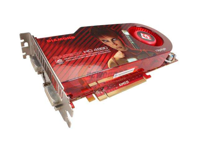DIAMOND Radeon HD 4890 1GB 256-Bit GDDR5 PCI Express 2.0 x16 GPU + NEW Custom Cooler