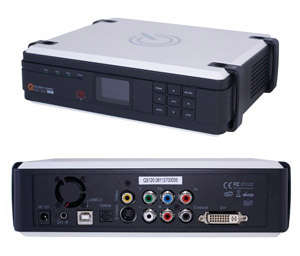 Zioncom QS120 Media Player + 320gig Harddrive [Supports IDE HDDS]