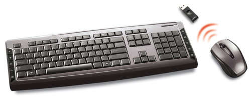 Emprex Wireless Keyboard & Mouse + USB Speaker Set