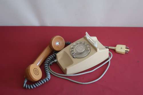 Antique / vintage roller dial telephone