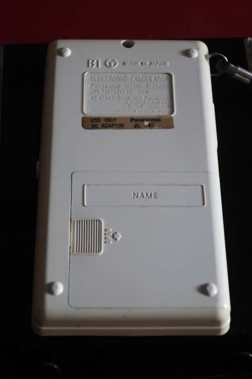 Rare PANASONIC JE-8500U ELECTRONIC CALCULATOR LED SCREEN _ IN EXCELLENT WORKING CONDITION