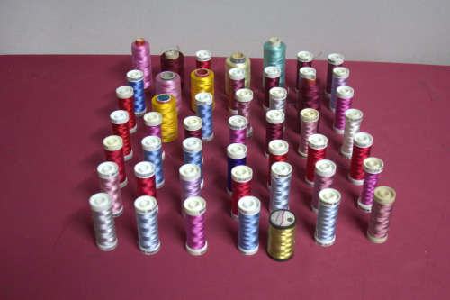 49 x Cotton thread rolls