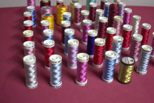 49 x Cotton thread rolls