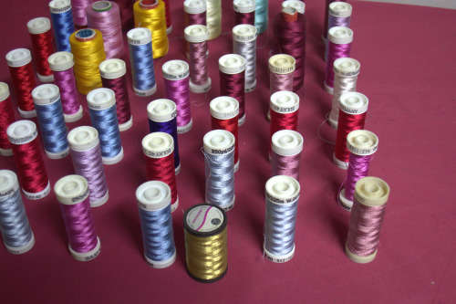 49 x Cotton thread rolls