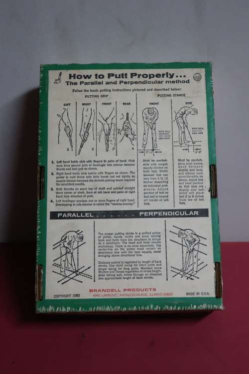 Vintage Green arrow electric putting cup, still in it`s packaging