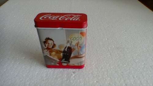 Coca Cola tin cigarette holder