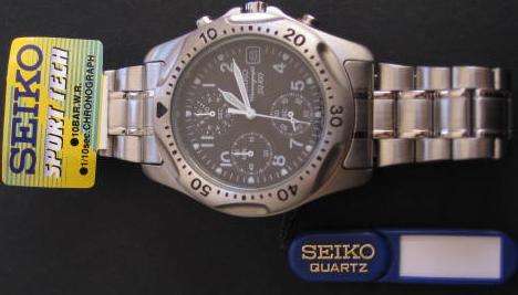 Seiko Mens chronograph Watch