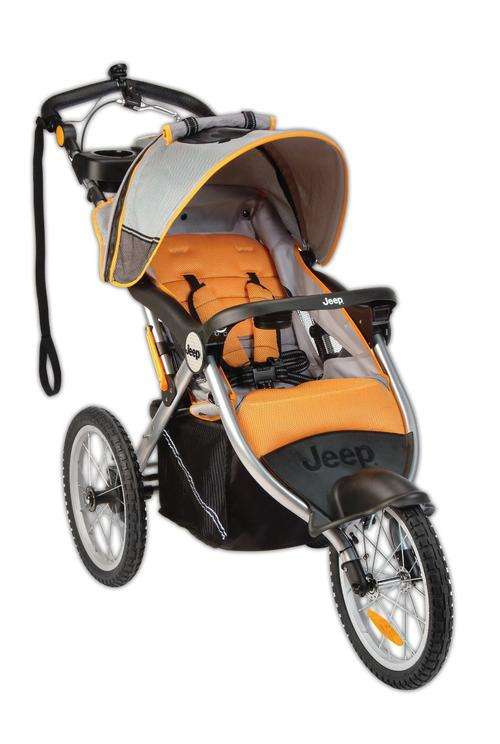 Jeep Overland Limited Jogging Stroller with Front Fixed Wheel