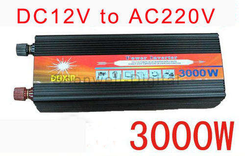 Doxin 3000 watt (6000 watt PEAK) Home 12V DC- 220V AC Inverter with charger and Auto Switch Over