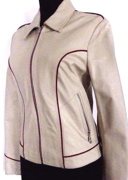 FREE SHIPING : Ladies womans GENUINE REAL LEATHER ''Harley Davidson-Racing Team''Jacket SIZE-M