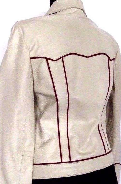 FREE SHIPING : Ladies womans GENUINE REAL LEATHER ''Harley Davidson-Racing Team''Jacket SIZE-M