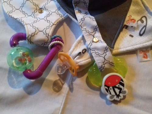 DOODAH BIBS GREY - SET OF 3