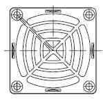 FAN FILTER FOR 80mm COOLING FAN