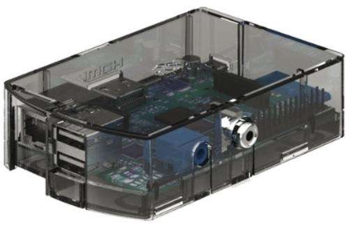 RASPBERRY PI CASE / ENCLOSURE / BOX ( CLEAR / SEE THROUGH )