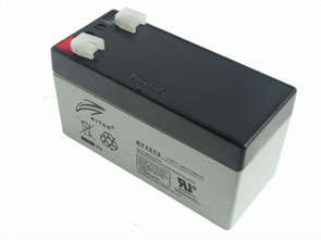 12V SEALED LEAD ACID BATTERY, 1.3AH