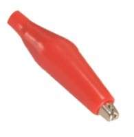 Crocodile clips / clamps RED 55mm