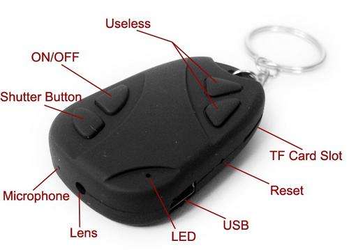 SPY Car Key Hidden VIDEO CAMERA