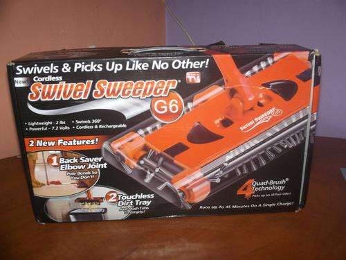 The all new swivel sweeper cordless sweeper