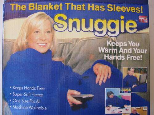 Snuggie the blanket with sleeves