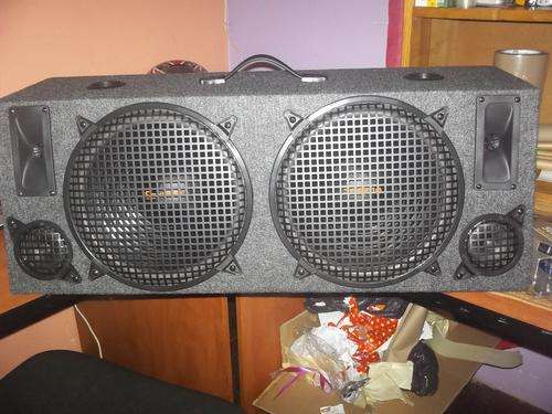 Brand new 2 x 12inch subs in enclosure (POSTAGE R180-00 DUE TO WEIGHT)