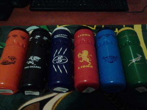 Currie cup water bottles