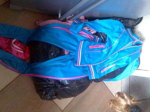 14 Black bags full of clothes